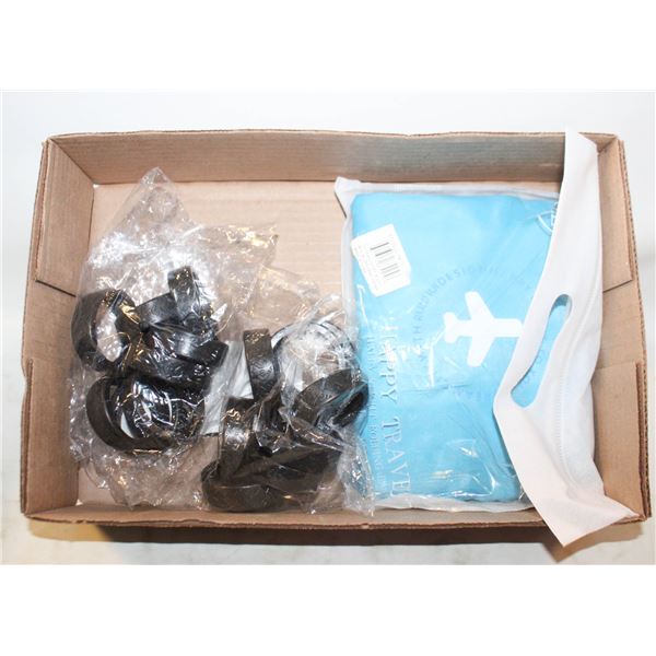FOLDING TRAVEL BAG, SUITCASE WHEEL COVERS