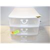 Image 1 : STERLITE 3 DRAWER STORAGE CONTAINER