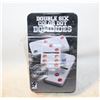 Image 1 : 2 NEW TINS OF DOUBLE SIX COLOUR DOT DOMINOES