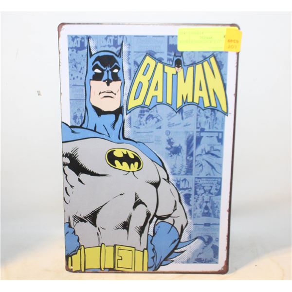 BATMAN TIN PLATE 8" X 12"