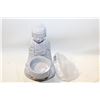 Image 1 : CLEAR QUARTZ ROCK CRYSTAL & BUDDA TEALIGHT HOLDER