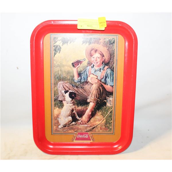 BARE FOOT BOY NORMAN ROCKWELL COCA-COLA SERVING