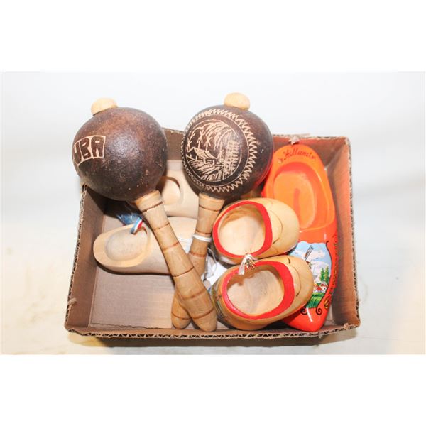 CUBA MARACAS AND HOLLAND WOODEN SHOES