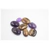 Image 1 : #62-NATURAL YELLOW TIGER EYE & AMETHYST 56.40CT