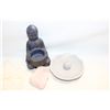 Image 1 : INSENSE HOLDER, BUDDA TEALIGHT, ROSE QUARTZ ROCK
