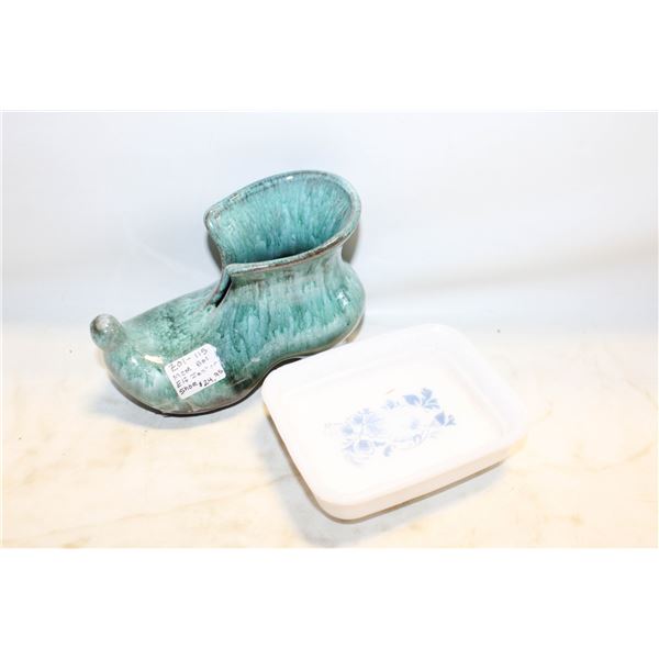 MCM ELF JESTER BLUE MOUNTAIN SHOE, VTG. AVON SOAP
