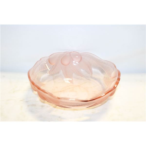 1950’S PINK ROSALINE FRANCE SERVING BOWL