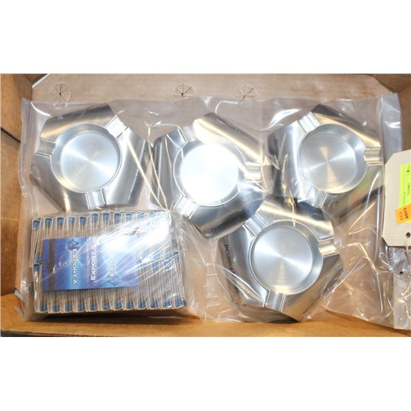 4 BENSON HEDGES ASHTRAYS & BOX EXPORT