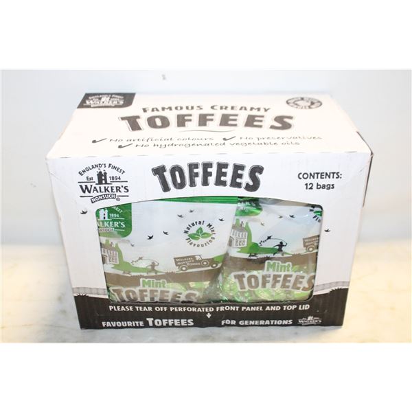 WALKERS MINT TOFFEE - 12 X 150G BAGS PER BOX