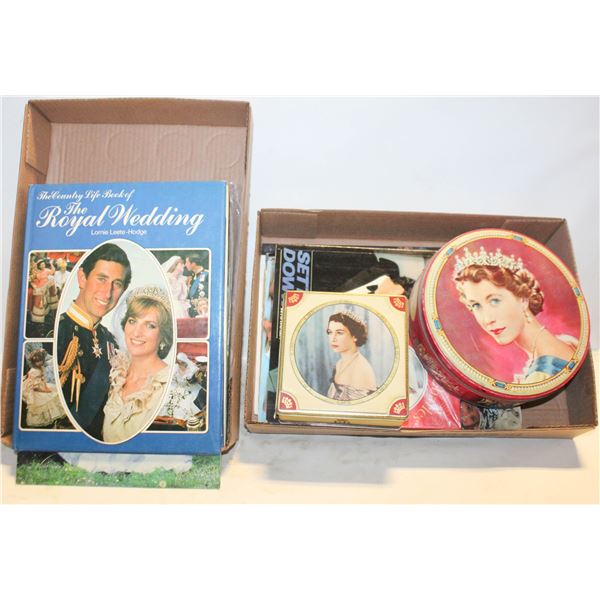 2 FLATS OF BRITISH ROYALS BOOKS & PROGRAMS