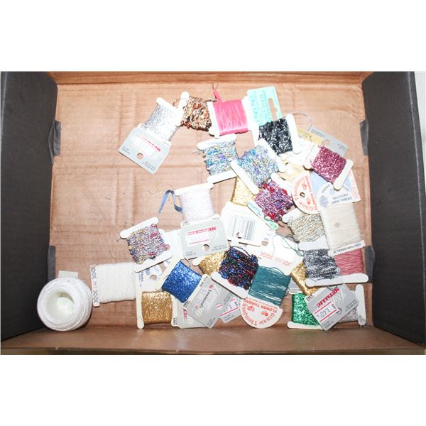 BOX THREAD - SHIMMER/METALLIC/RIBBON & MORE