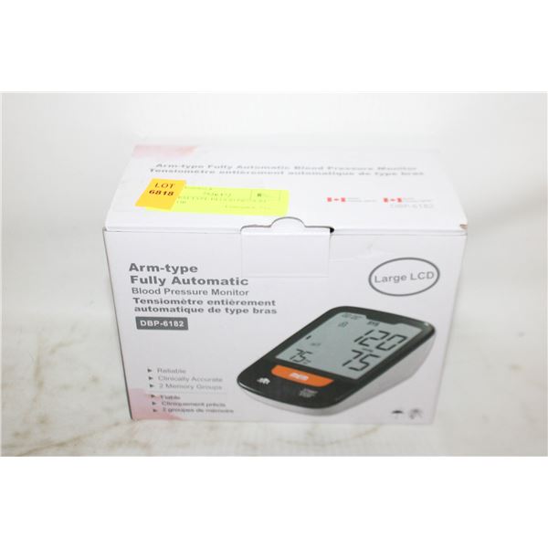 NEW ARM TYPE BLOOD PRSSURE MONITOR