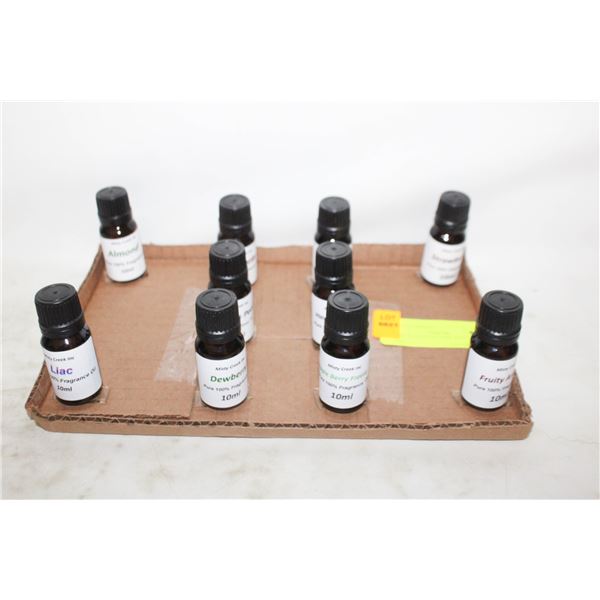 NEW 10 BOTTLES 10ML FRAGRANCE OILS