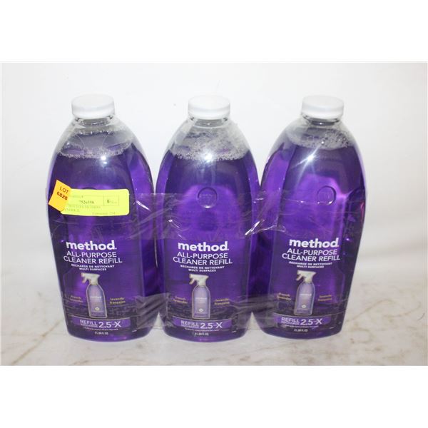 NEW 3 BOTTLES METHOD LAVENDER 2L