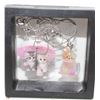 Image 1 : TWO CAT NECKLACES WITH STAINLESS STEEL CHAINS