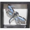 Image 1 : BLUE CRYSTAL RHINESTONE DRAGONFLY BROOCH