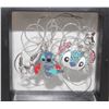 Image 1 : DISNEY TWO STITCH NECKLACES 1 IS RHINESTONE