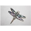 Image 1 : ABALONE SHELL DRAGONFLY BROOCH