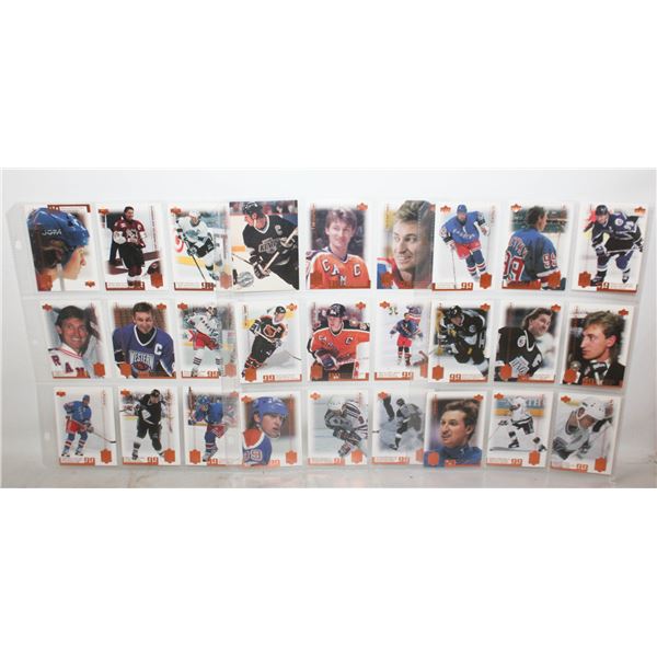 GRETZKY HOCKEY CARDS X 27