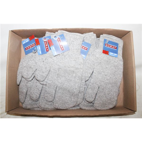 NEW DURAY PURE WOOL X 7 GLOVES