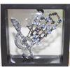 Image 1 : NEW MUSIC NOTE BROOCH RHINESTONE ENCRUSTED