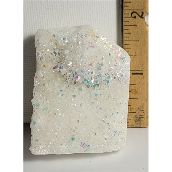7) 80.6 GRAM ANGEL AURA QUARTZ GEODE