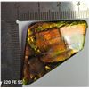 Image 1 : 12) NATURAL ORANGE/GREEN FIRE 37.5 CT