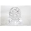 Image 1 : MAT JONASSON SIGNED ESKIMO GIRL CRYSTAL ART GLASS