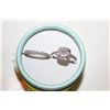 Image 1 : CUSHION CUT HALO RING W ETERNITY RING SZ, 5,5