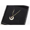Image 1 : 925 SILVER GOLD PLATED MOON & STAR PENDANT
