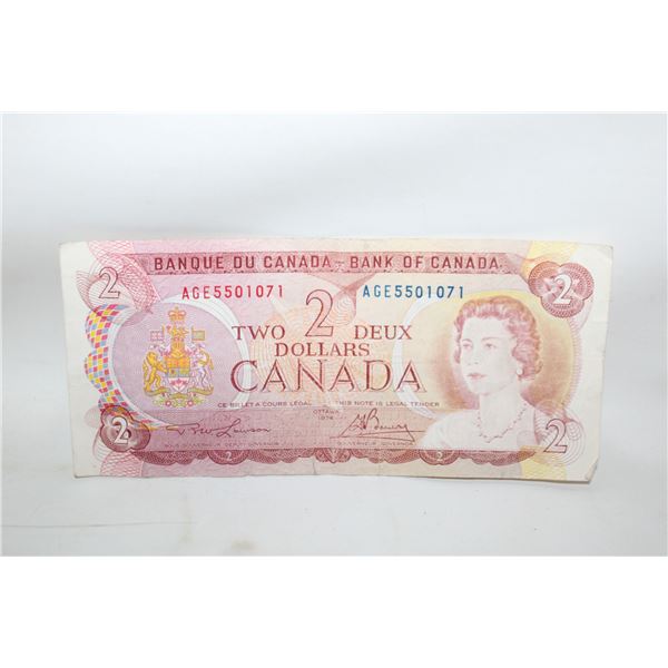 1974 TWO DOLLAR BILL AGE5501071