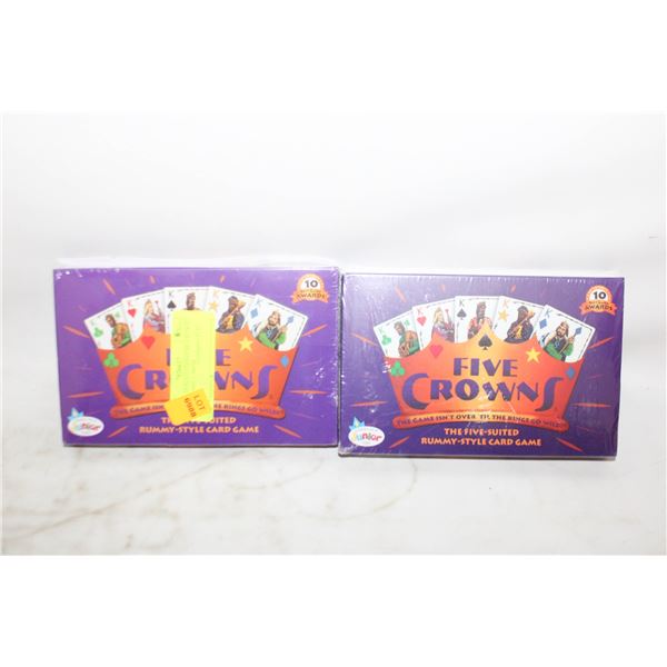 2 PACKS SEALED FIVESTAR CROWN BOARD GAME CARDS