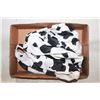 Image 1 : 2 PCS COW PRINT RECOVERY SUIT DOGS ONESIE FOR
