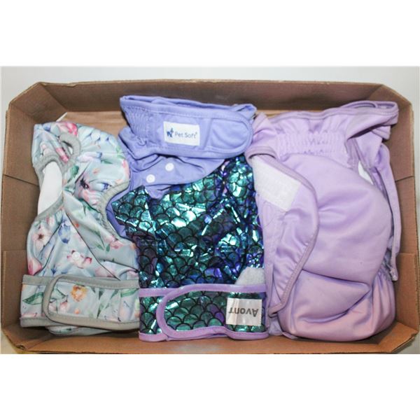 FLAT OF ASSORTED DOG DIAPER BELLY BAND