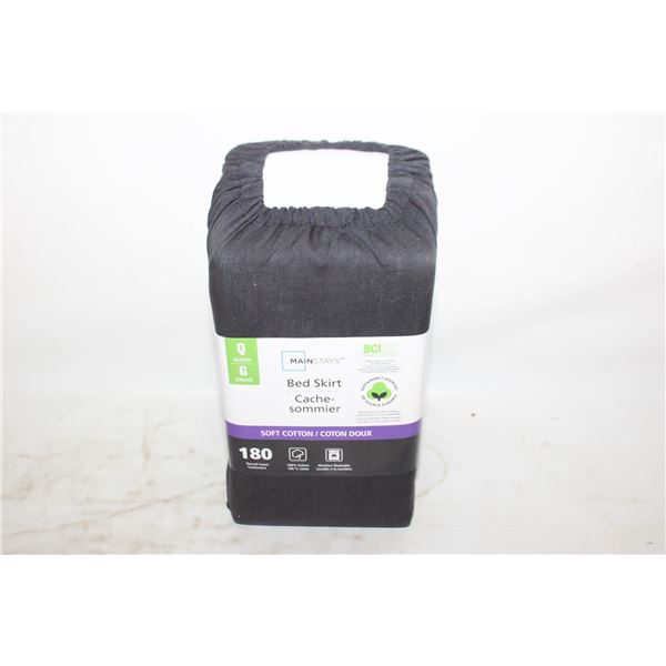 MAINSTAYS 180 THREAD COUNT QUEEN BED SKIRT
