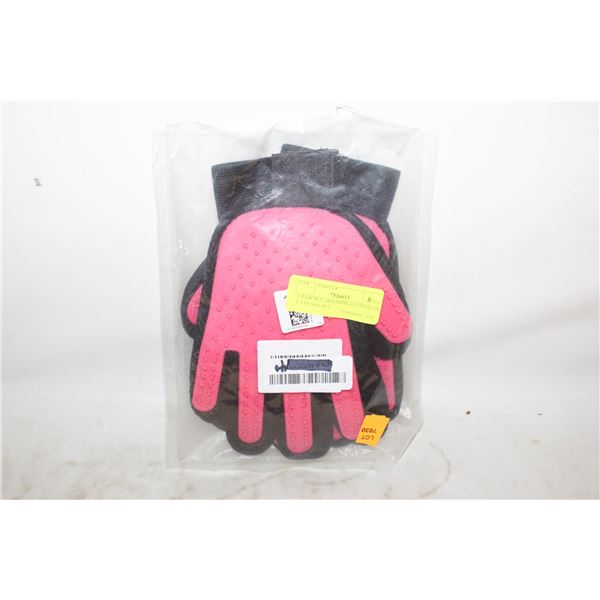 1 PAIR PET GROOMING GLOVES FOR CATS DOG PET