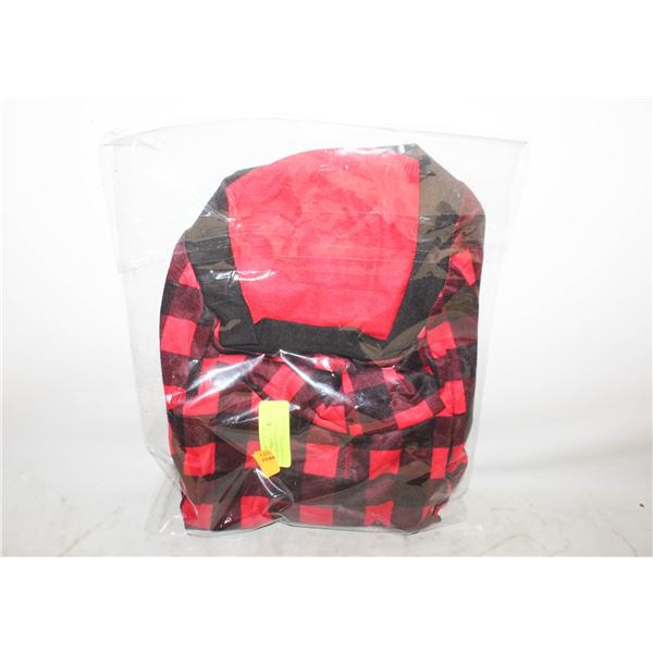 PLAID DOG HOODIE PET FLEECE SWEATER WINTER COAT