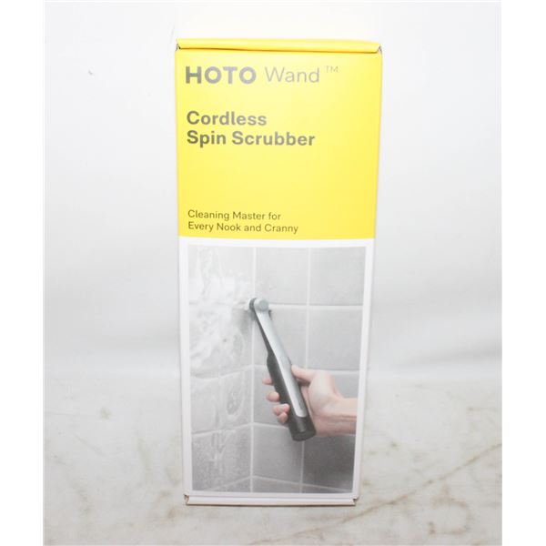 NEW HOTO WAND CORDLESS SPIN SCRUBBER