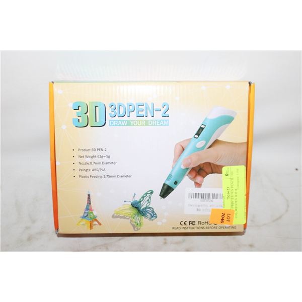 3D PEN PRINTER PEN PENCIL DIY COLORED PEN WITH