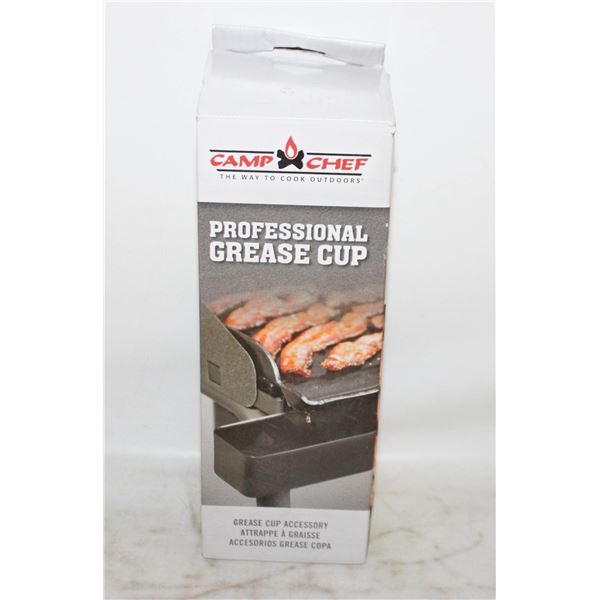 NEW CAMP CHEF PROFESSIONAL GREASE CUP ACCESSORY