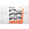 Image 1 : FOSTER GRANT 3 READING GLASSES, 1 CASE, +1.25