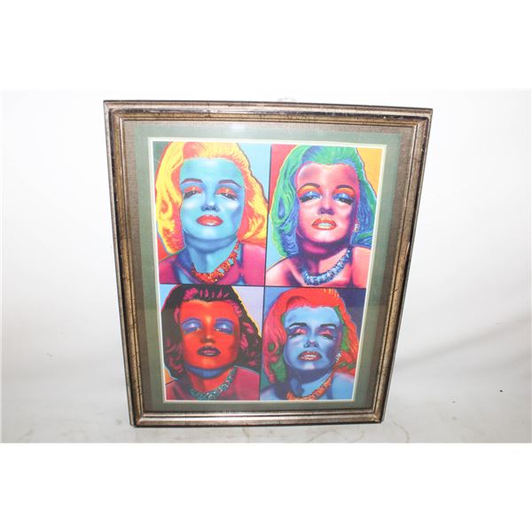 MARILYN MONROE COLOR PRINT "THE 4