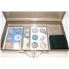 Image 1 : ESTATE COINS & TOKENS IN METAL LARGE CASE-ESTATE