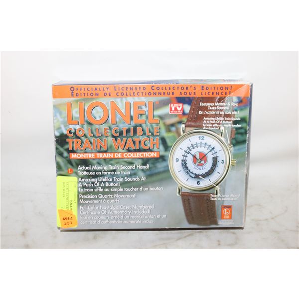 ESTATE LIONEL TRAIN WATCH IN BOX NEVER