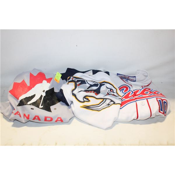 3 ADULT ESTATE JERSEYS TOGETHER-ESTATE
