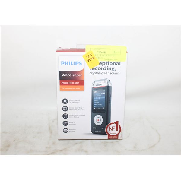 PHILIPS VOICE TRACER AUDIO RECORDER IN BOX