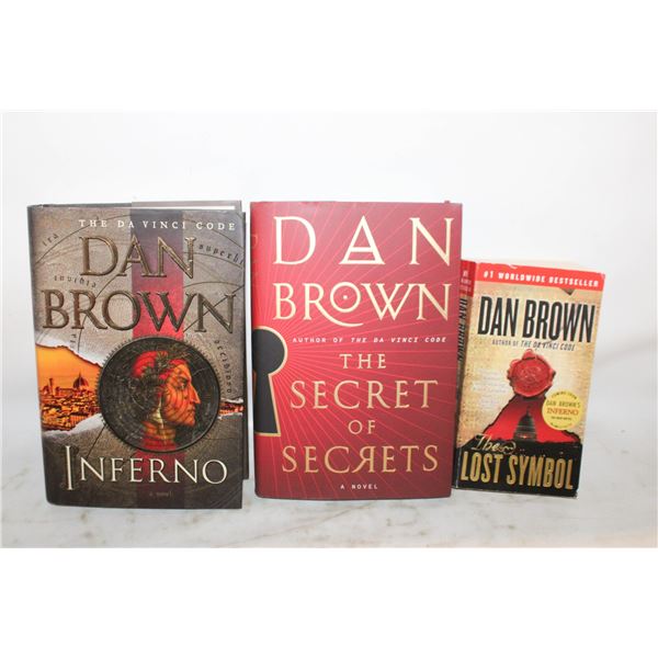 LOT OF DAN BROWN BOOKS