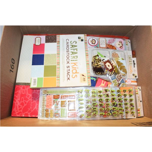 SAFARI KIDS THEME SCRAPBOOK ALBUM