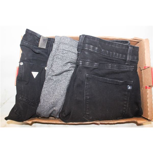 LADIES SMALL GUESS JEANS/MONDETTA/M.JEANS PANTS