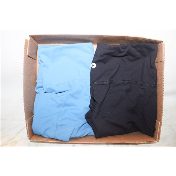2 PAIRS LADIES MED SHORTS